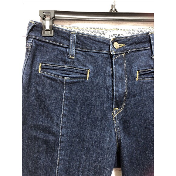 ARIAT R.E.A.L High Rise ALEXA  Flare Jeans Dk Wash 10041112 EUC 32 X 34.5 32L - Picture 2 of 7